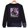 Cheap The Undertaker Purple Flames Sweatshirt