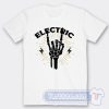 Cheap Electric Skeleton Hand Rock Tees