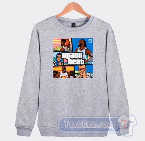 Cheap Miami Heat Grand Theft Auto Parody Sweatshirt