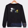 Cheap Snoopy and Woodstock Tennis Sweatshirt