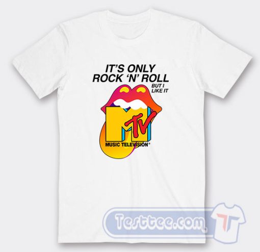 Cheap The Rolling Stones X MTV Tees