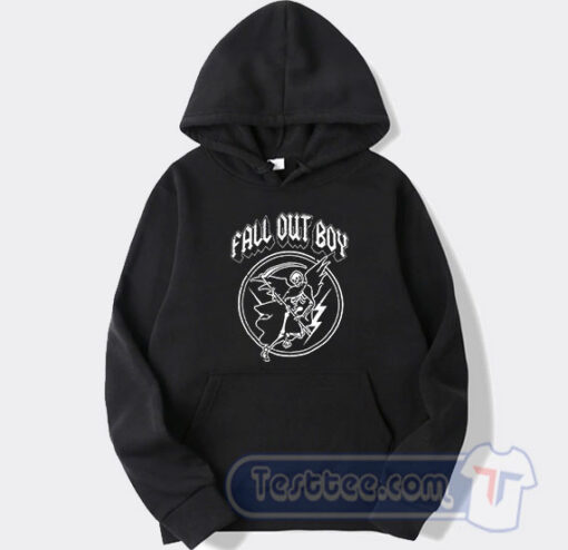 Cheap Fall Out Boy Flying Grim Reaper Hoodie