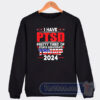Cheap I have PTSD Pretty Tired of Stupid Democrats Trump 2024 Sweatshirt