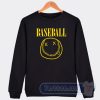 Cheap Nirvana Baseball Sweatshirt