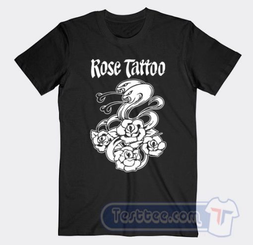 Cheap Rose Tattoo Logo Tees