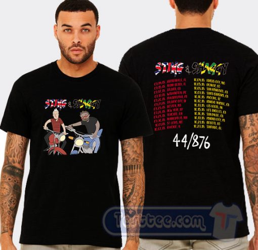 Cheap Sting And Shaggy 44-876 Tour Tees