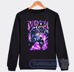 Cheap Venom Marvel Purple Smoke Sweatshirt