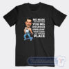 Cheap Freddie Mercury No Mask On Your Face Tees