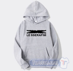 Cheap Le Sserafim Logo Hoodie