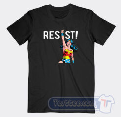 Cheap Resist Wonder Woman Tees