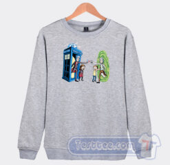 Cheap Rick And Morty Doctor Who Sweatshirt