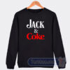 Cheap Jack Daniel and Coca Cola Sweatshirt