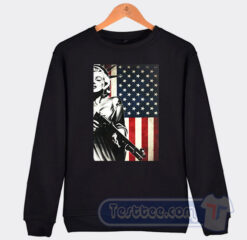 Cheap Marilyn Monroe Liberty Gangster Sweatshirt
