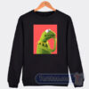 Cheap Pondering Kermit Sweatshirt