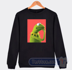 Cheap Pondering Kermit Sweatshirt