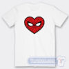 Cheap Spiderman Mary Jane Heart Tees