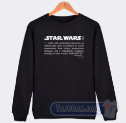 Cheap Star Wars A Bad Movie Sweatshirt
